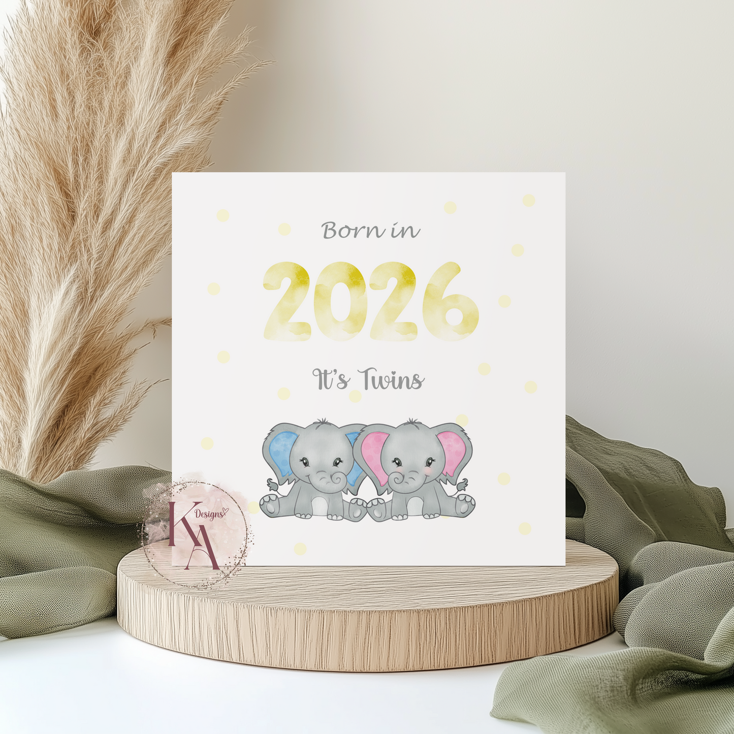 Born in 2026 - 6x6" Card