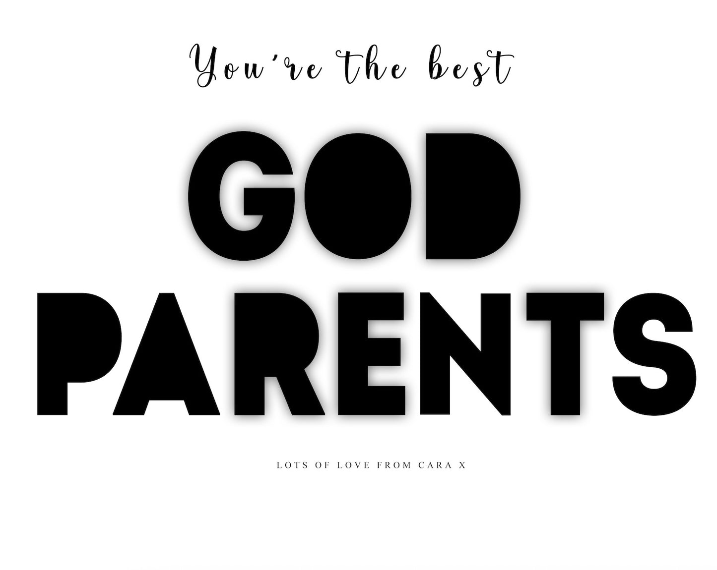 Mum/Grandma/Godmother Photo Word Art