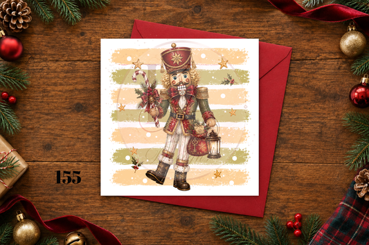 Christmas Cards - Retro Stripes