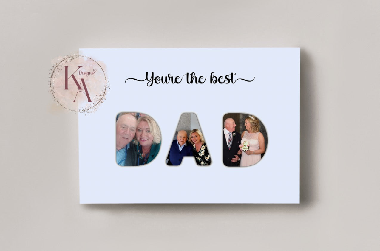 Dad/Grandad Photo Word Art Prints