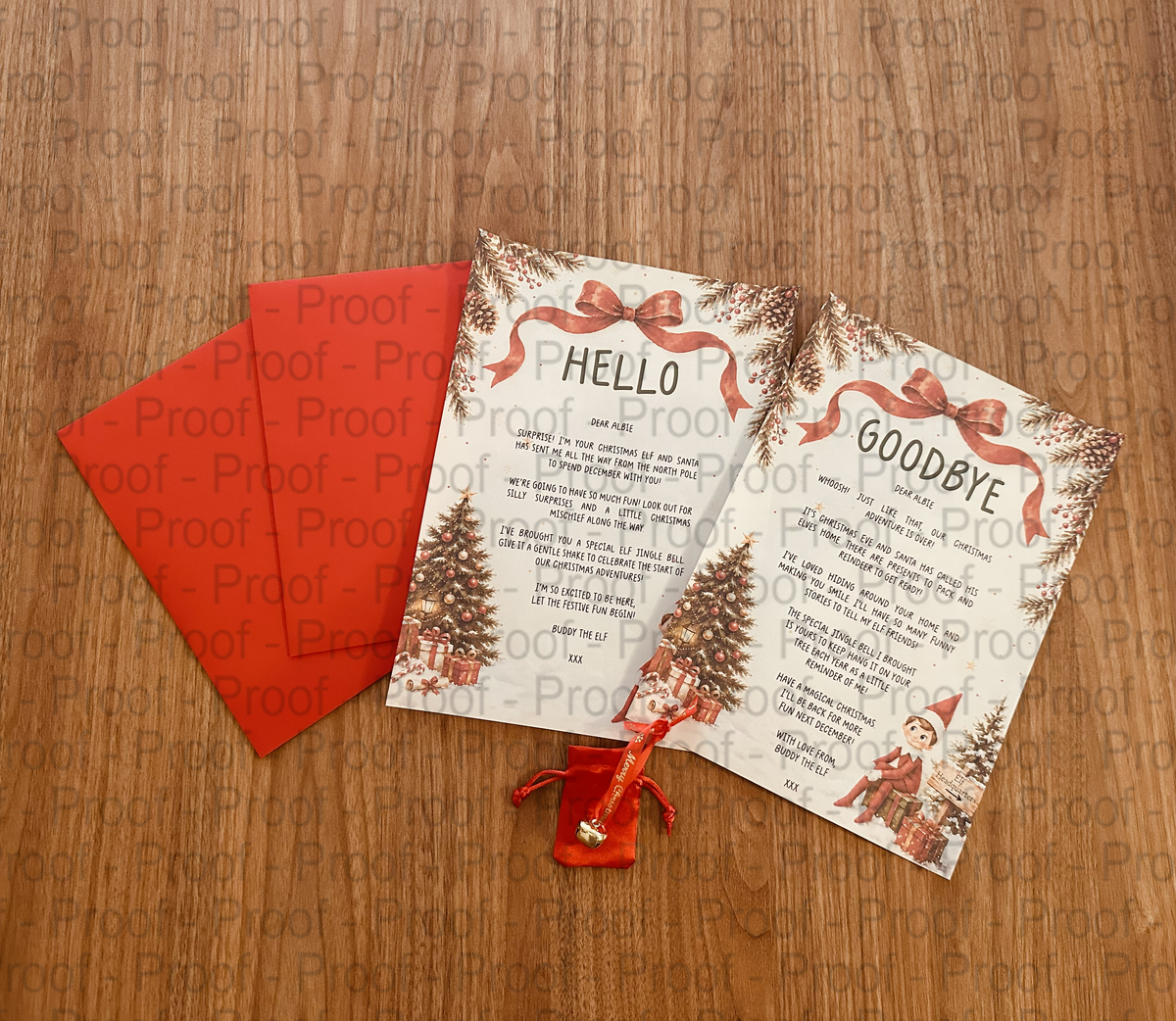 Elf On The Shelf Letter Sets