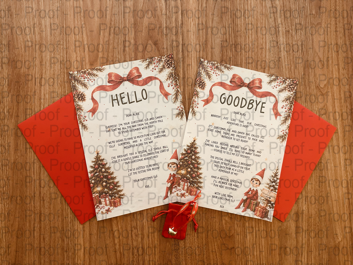 Elf On The Shelf Letter Sets