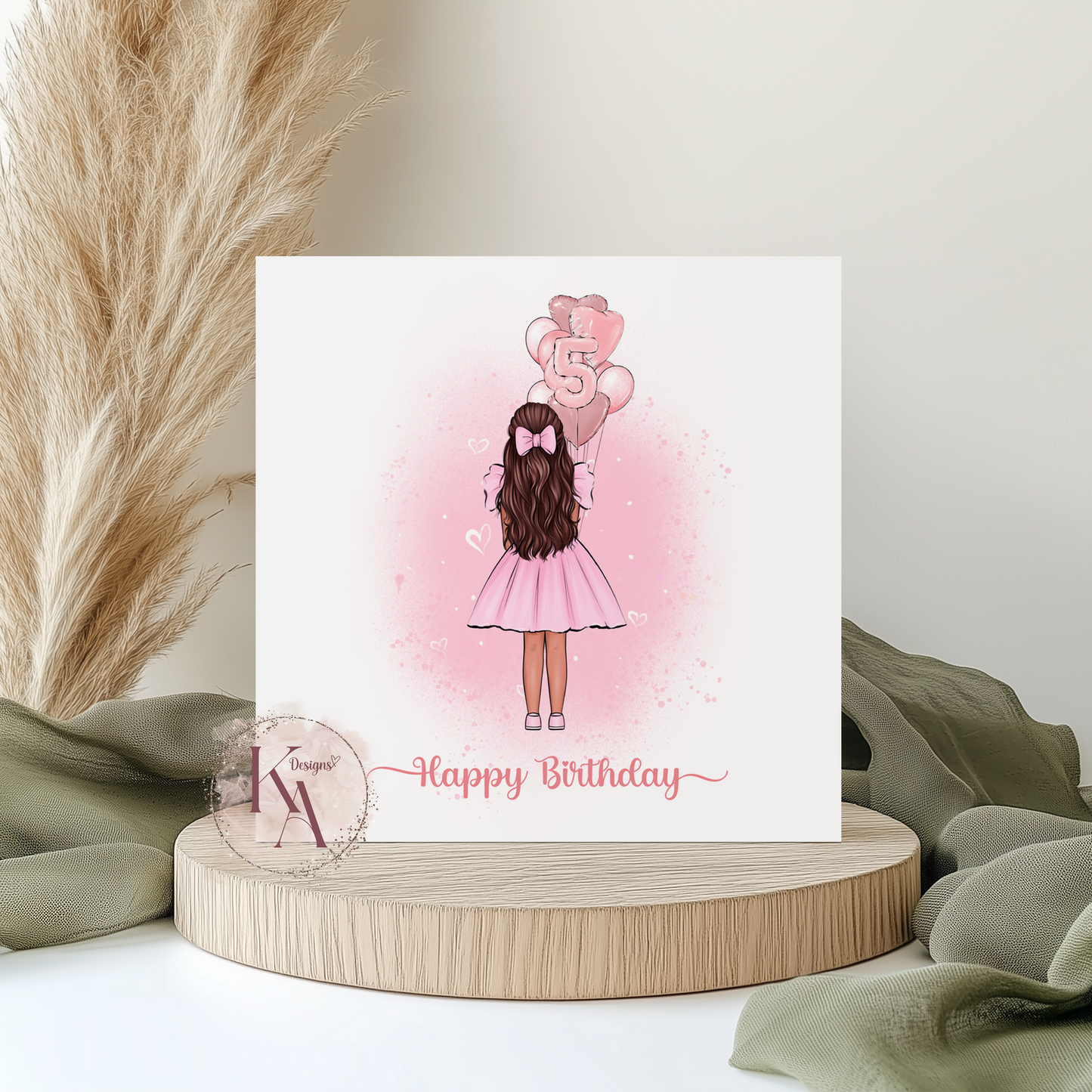 Birthday Girl 6x6" Card
