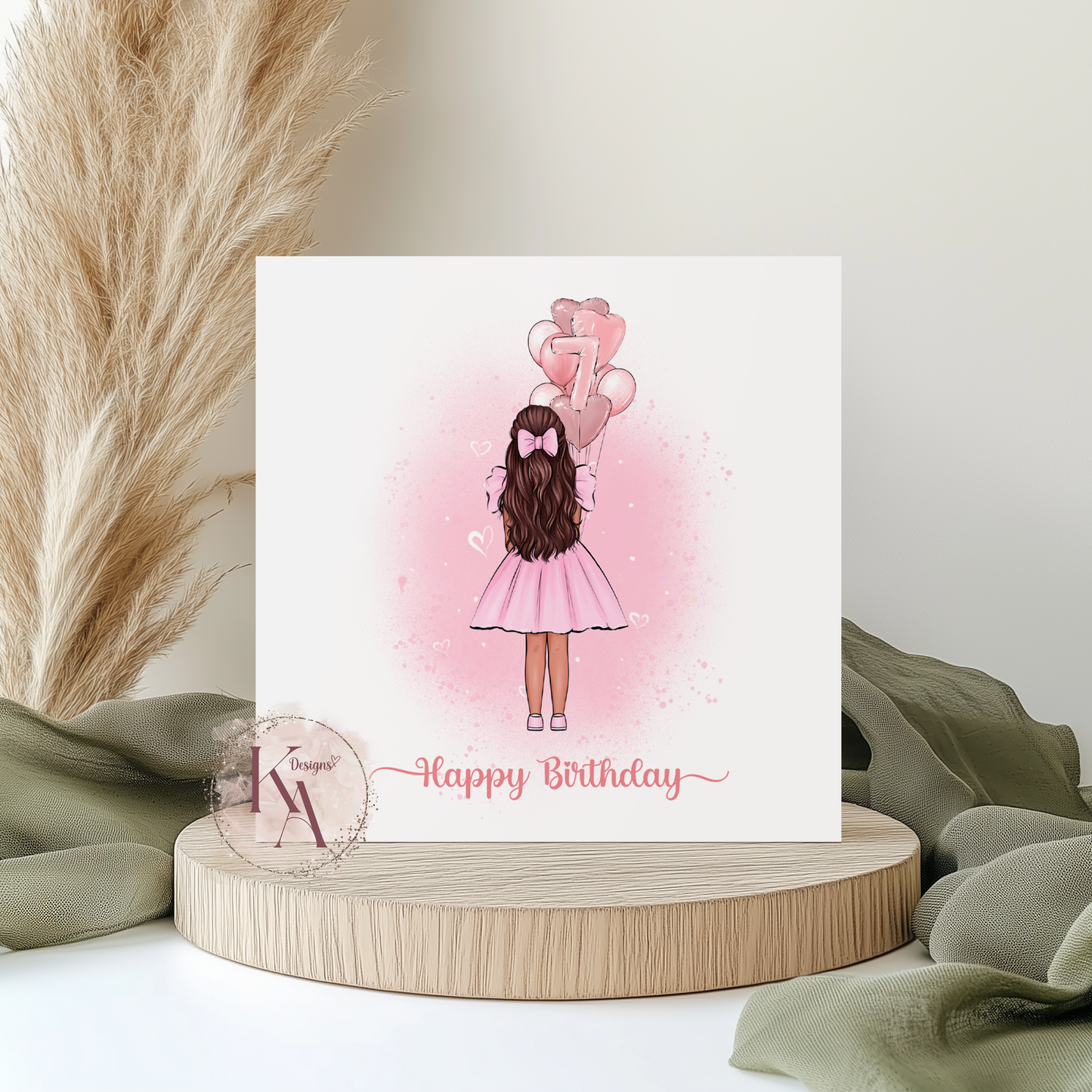 Birthday Girl 6x6" Card