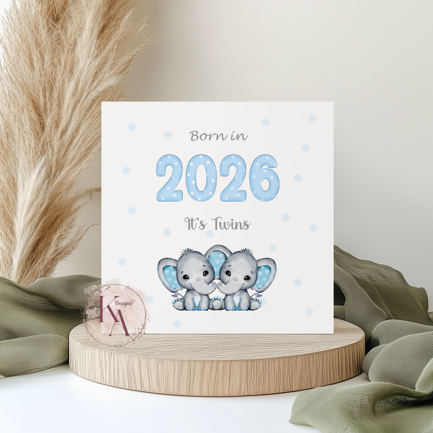Born in 2026 -  6x6" Card