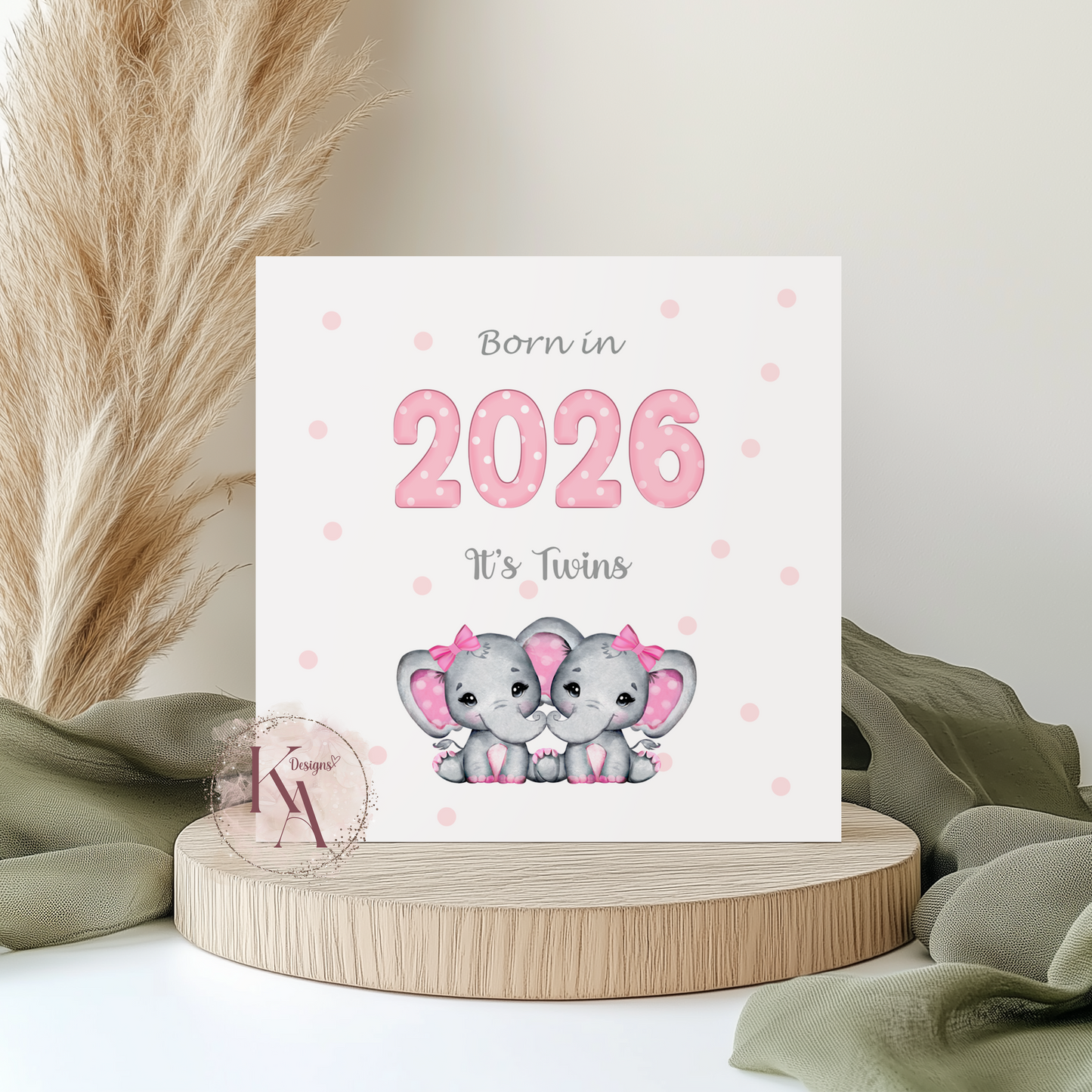 Born in 2026 -  6x6" Card