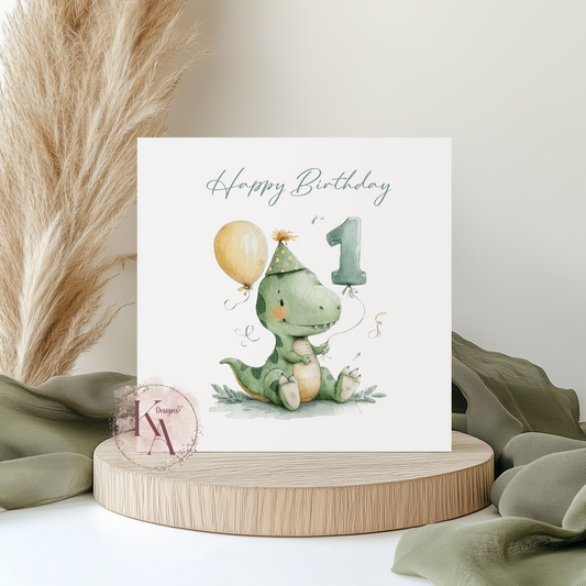 Dinosaurs 6x6" Card