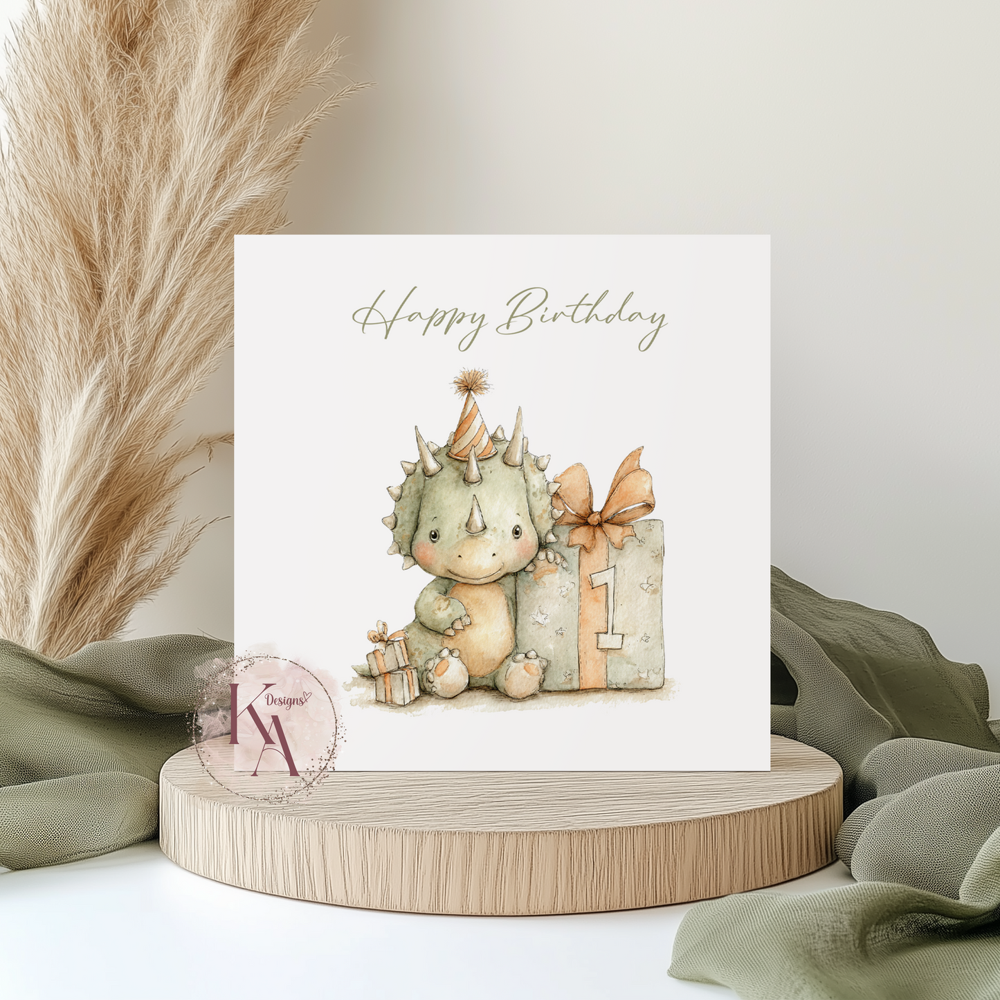 Dinosaurs 6x6" Card