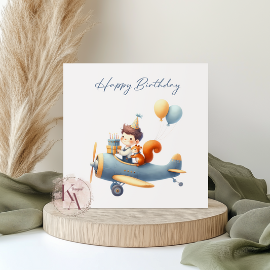 Little Pilot 6x6" Card
