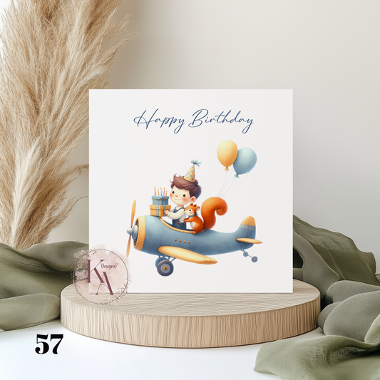 Little Pilot 6x6" Card