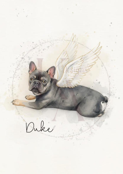 Watercolour Paint Pet Print