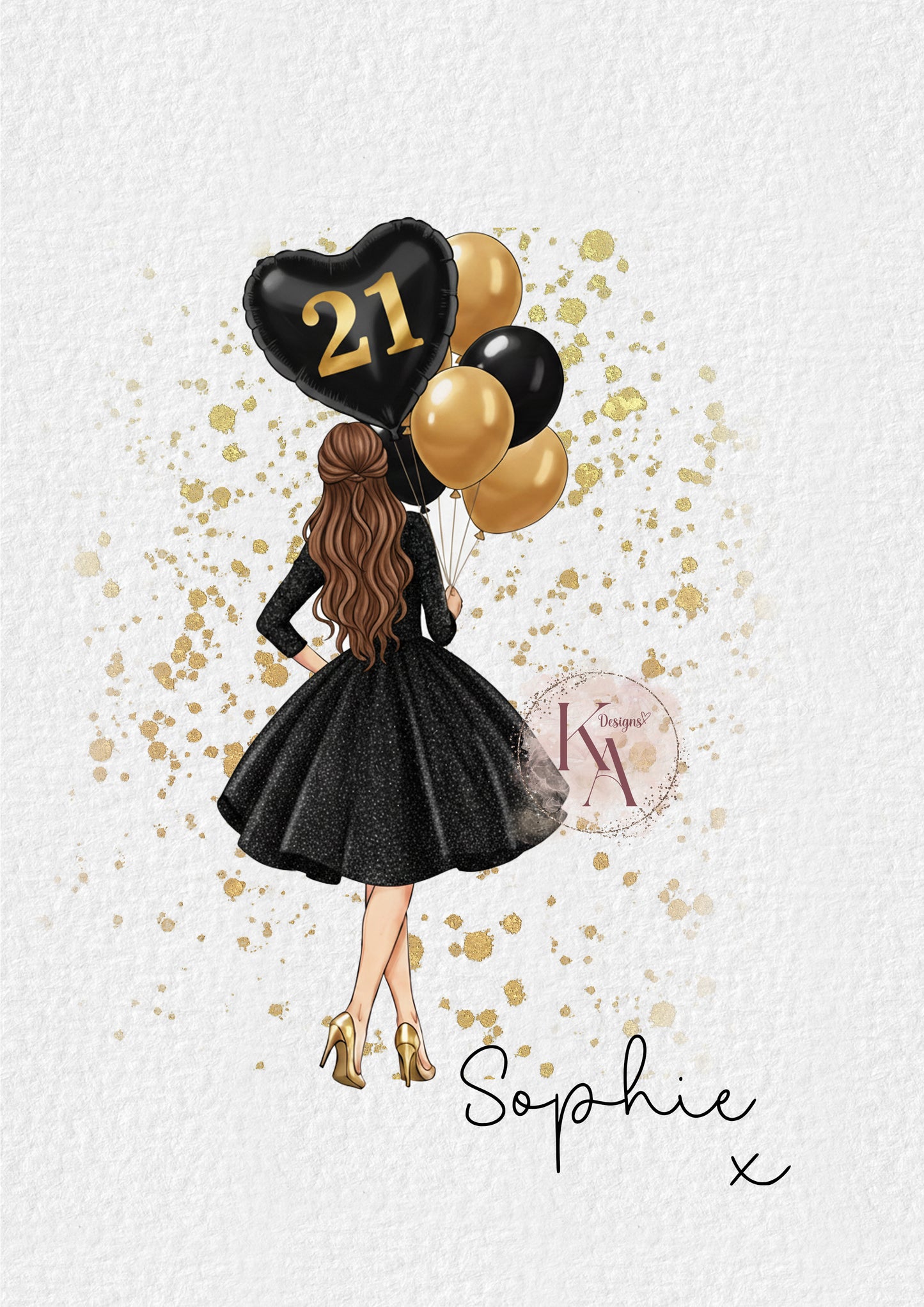 Personalised Milestone Birthday Print