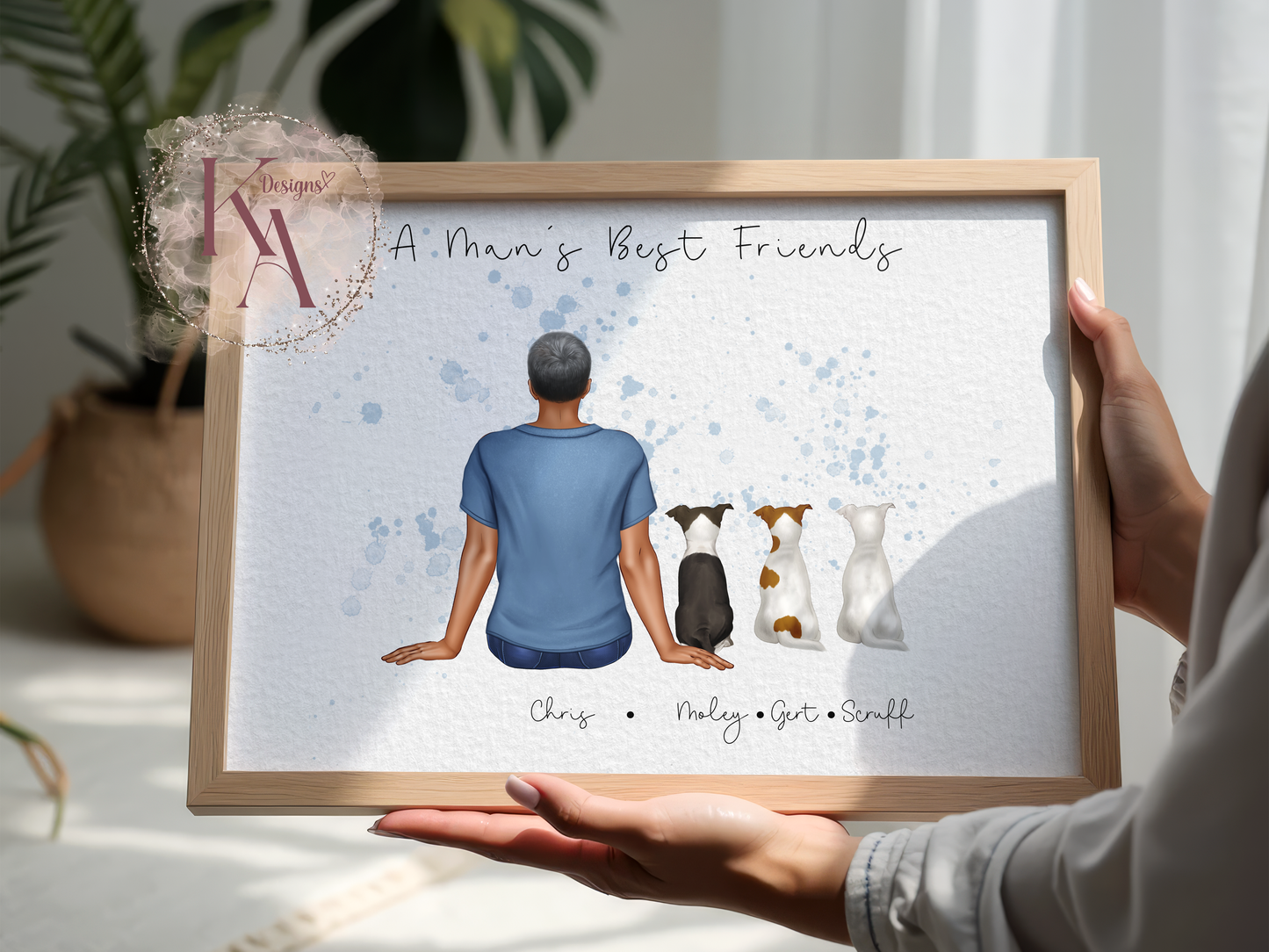 Custom Sitting Family Print