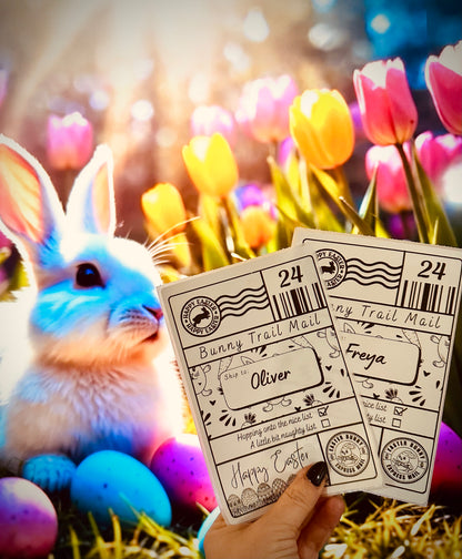 Custom Easter Bunny Shipping Stickers