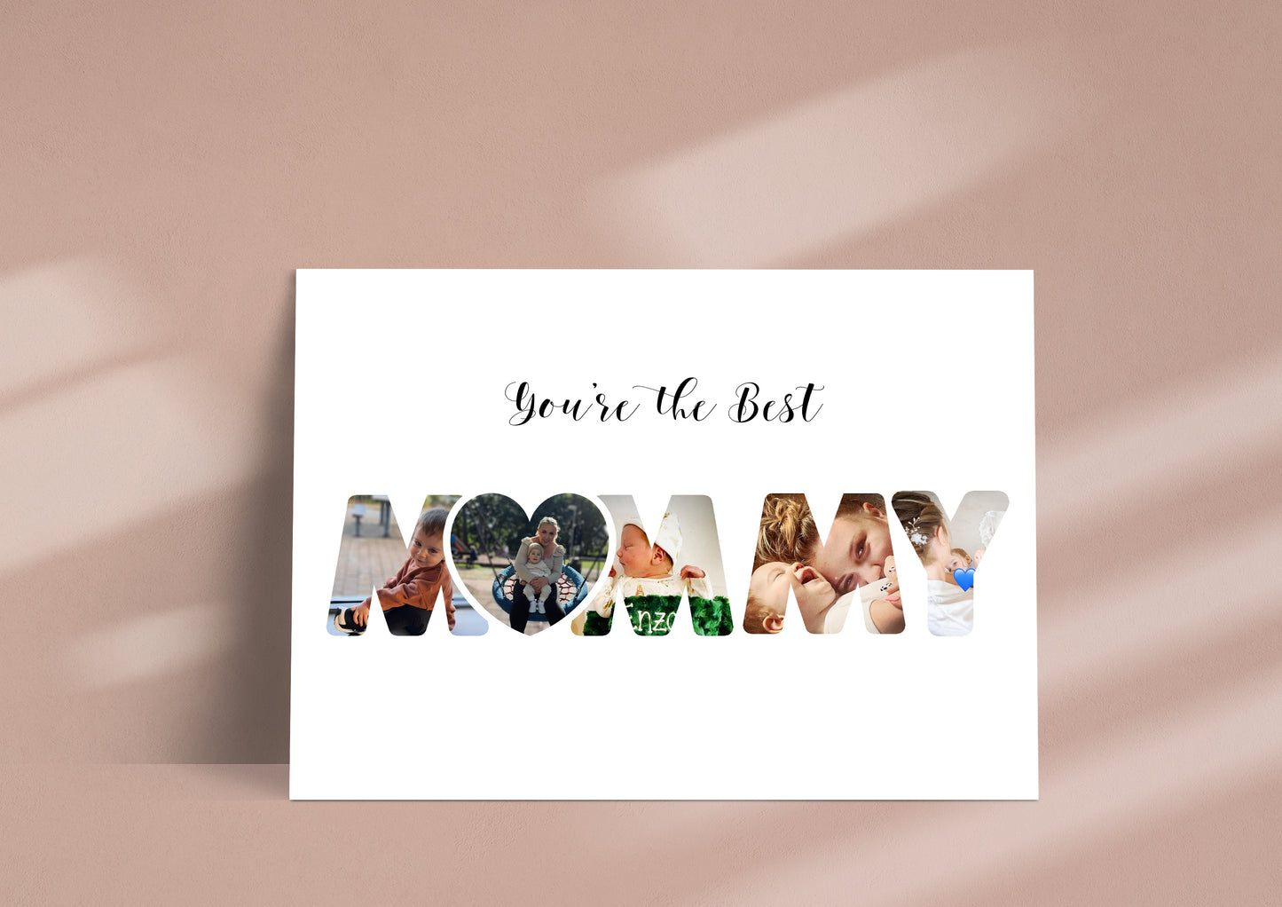 Mum/Grandma/Godmother Photo Word Art