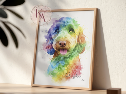 Rainbow Pet Print