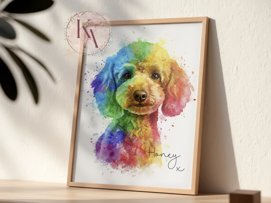Rainbow Pet Print