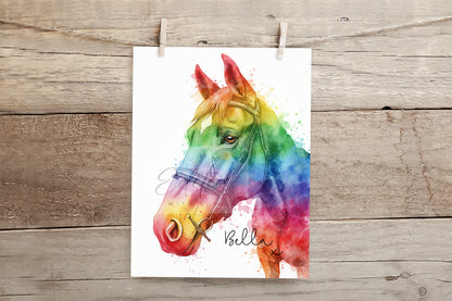 Rainbow Pet Print