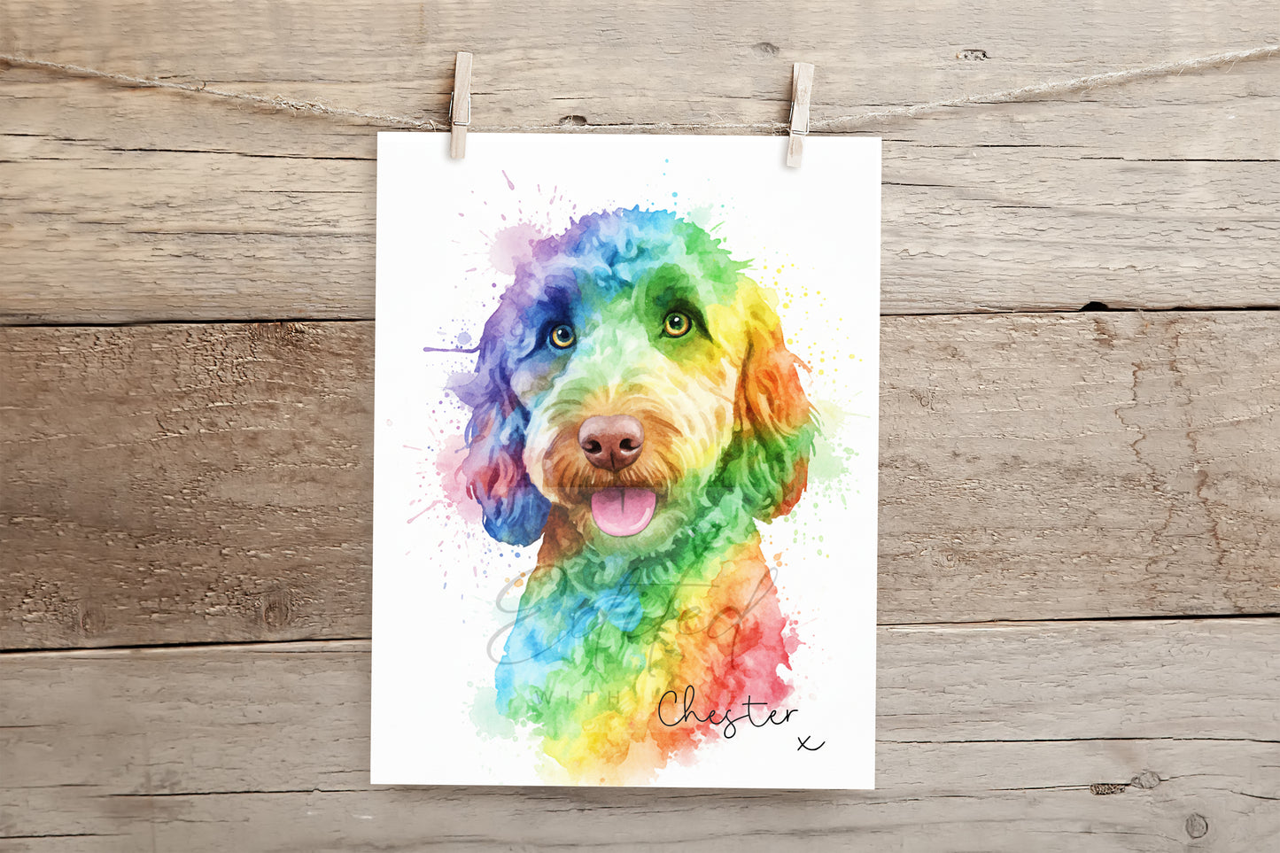 Rainbow Pet Print