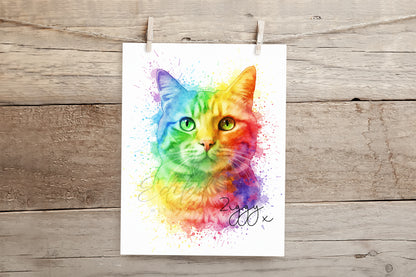 Rainbow Pet Print