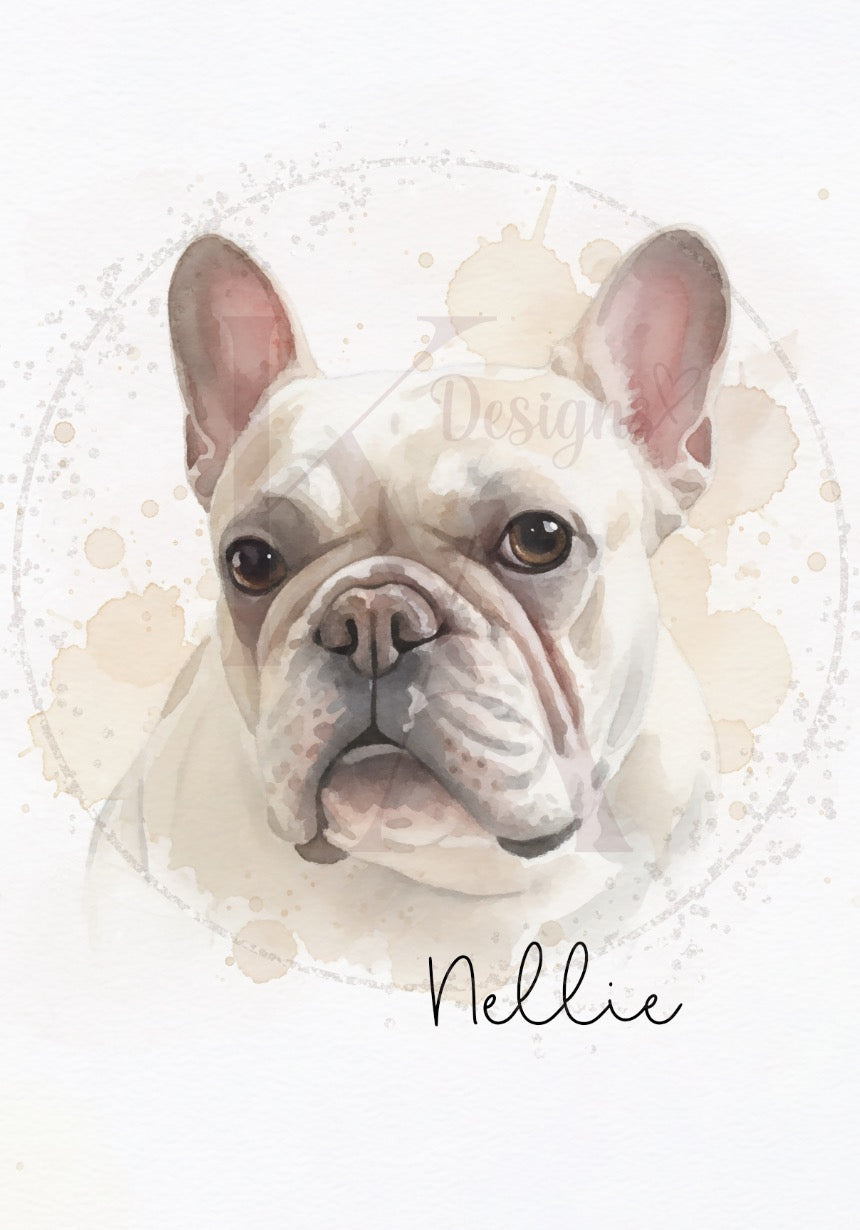 Watercolour Paint Pet Print