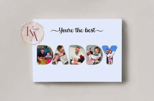 Dad/Grandad Photo Word Art Prints