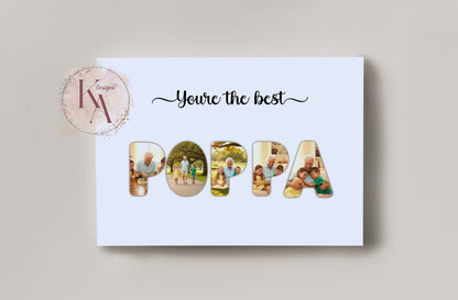Dad/Grandad Photo Word Art Prints