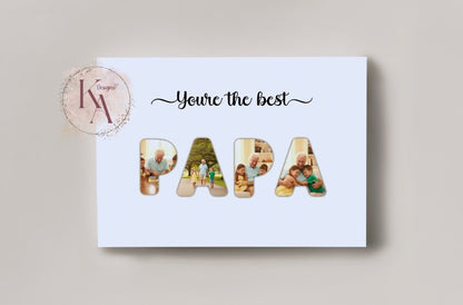 Dad/Grandad Photo Word Art Prints