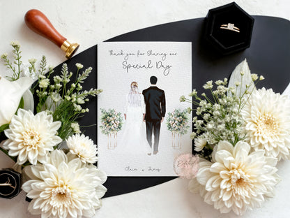 Personalised Wedding Illustration Print