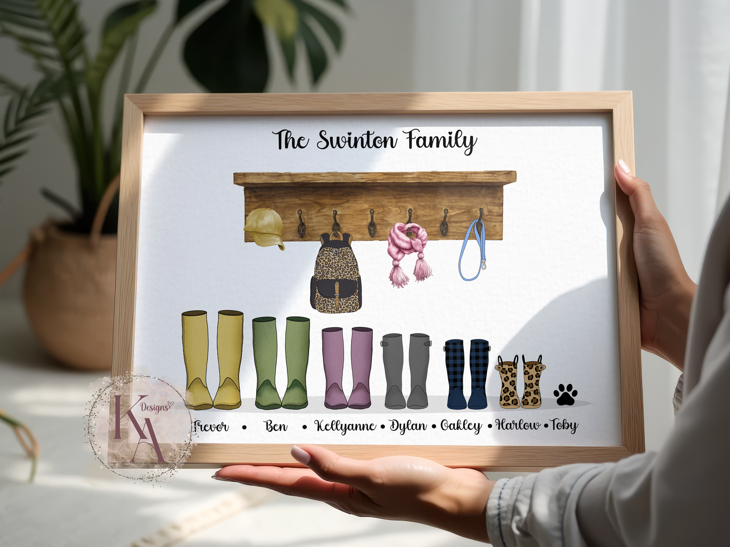 Custom Welly Boot Print