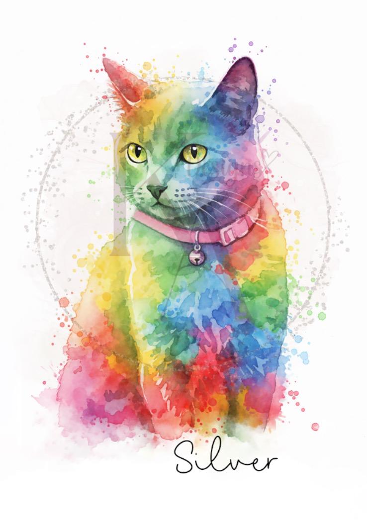 Rainbow Pet Print