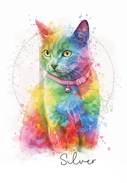 Rainbow Pet Print