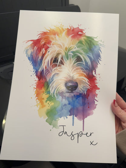 Rainbow Pet Print